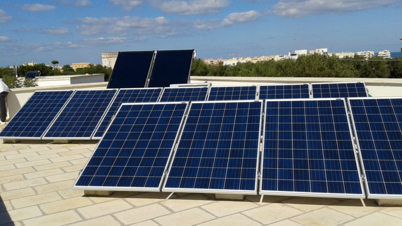 Pannelli fotovoltaici agriturismo sostenibile puglia